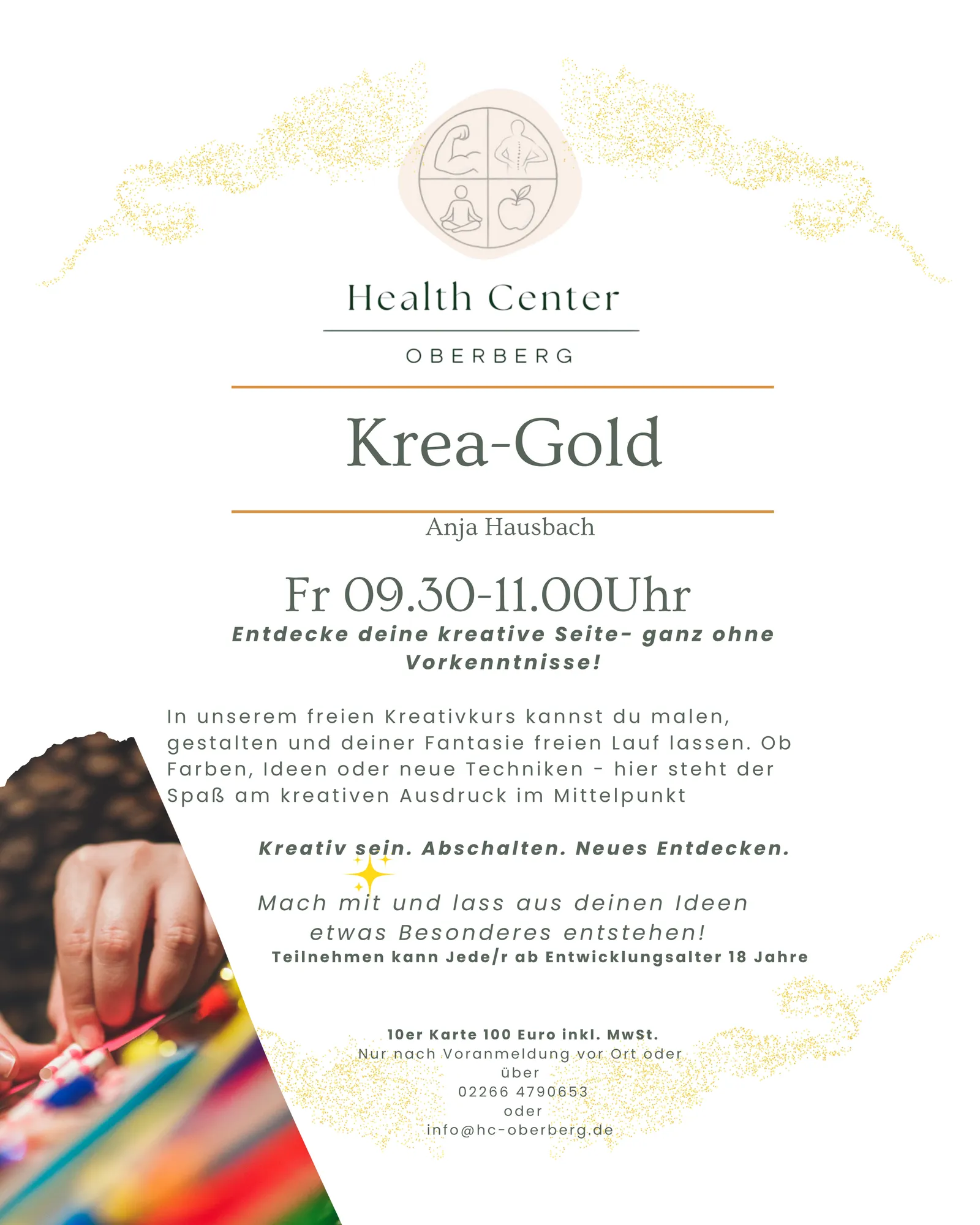 Willkommen im Health Center Oberberg Willkommen im Health Center Oberberg