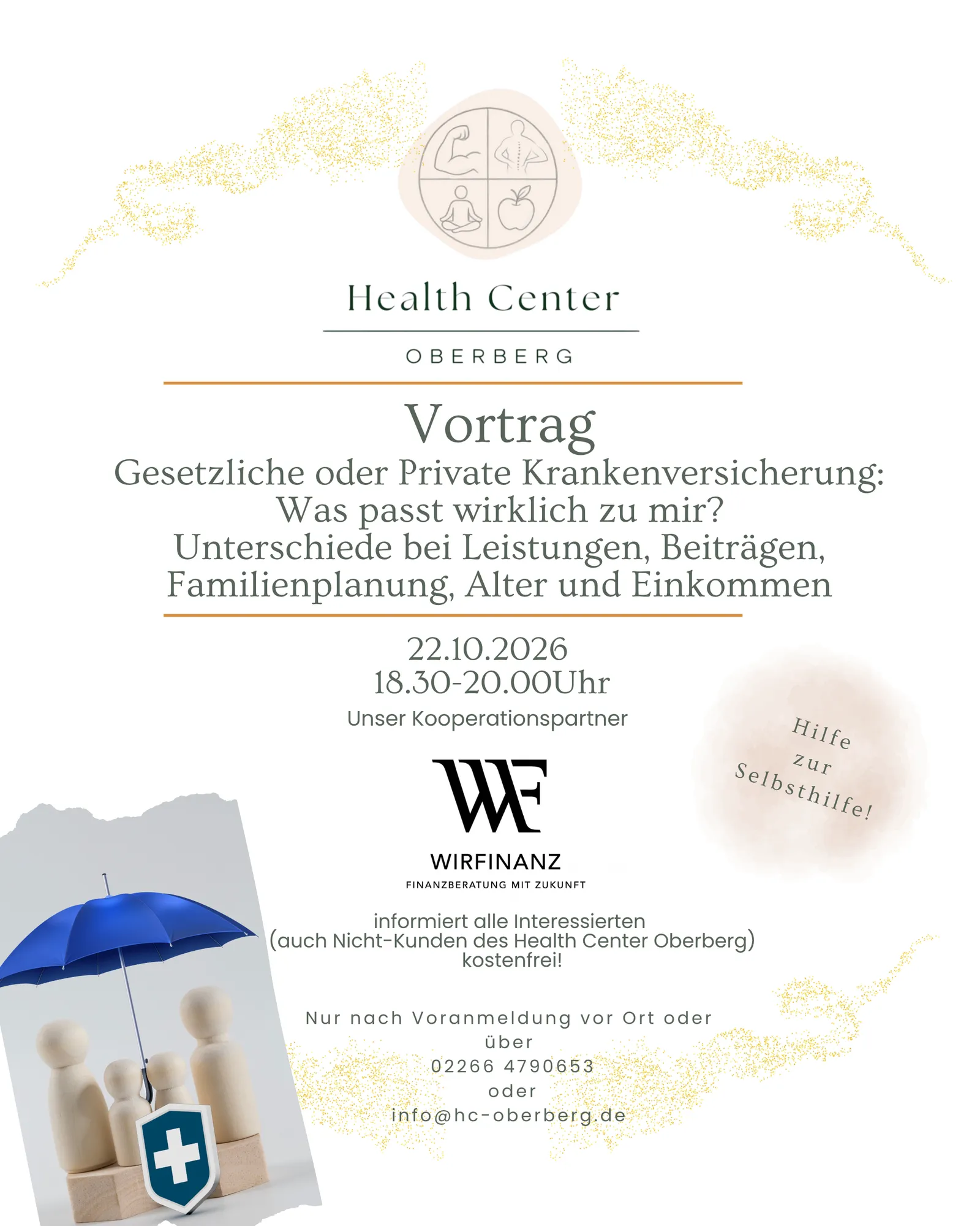 Willkommen im Health Center Oberberg Willkommen im Health Center Oberberg